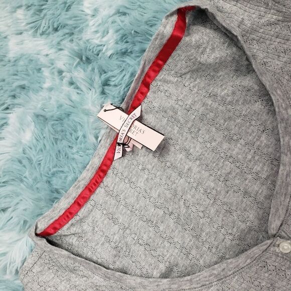 VS The Dreamer Flannel Green Gray & Red Pajama Set - Picture 6 of 7